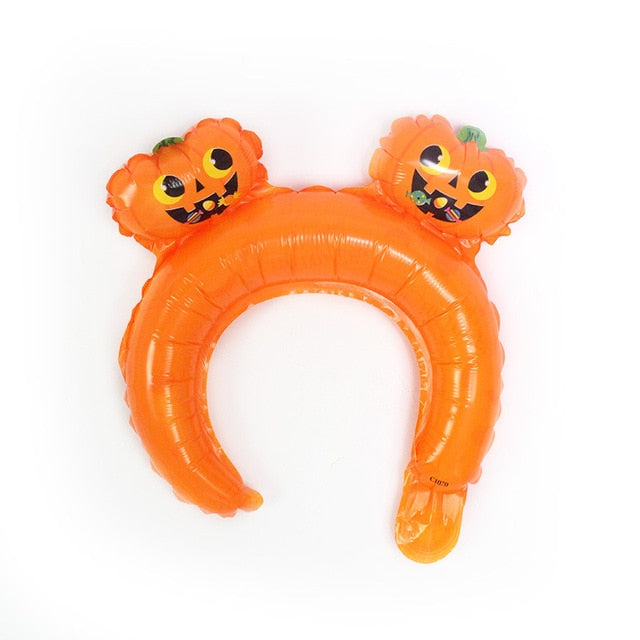 Halloween Hoop Cartoon Aluminum Balloon Balloon Festival Party Children's Toys Cosplay Headband Balloons