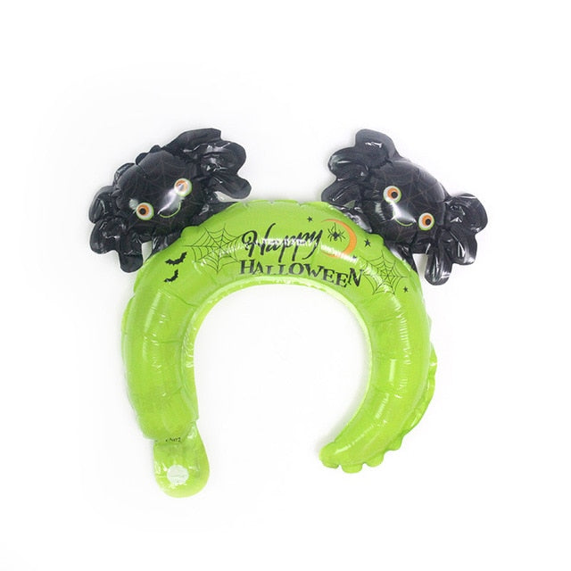 Halloween Hoop Cartoon Aluminum Balloon Balloon Festival Party Children's Toys Cosplay Headband Balloons