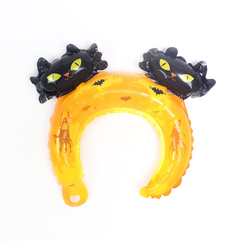 Halloween Hoop Cartoon Aluminum Balloon Balloon Festival Party Children's Toys Cosplay Headband Balloons
