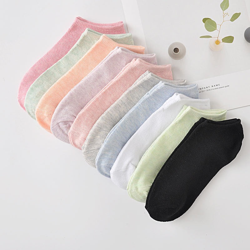 Cotton Casual Ankle Socks Multicolour